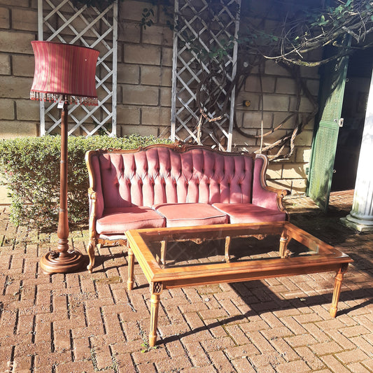 Antique Couch & coffee table