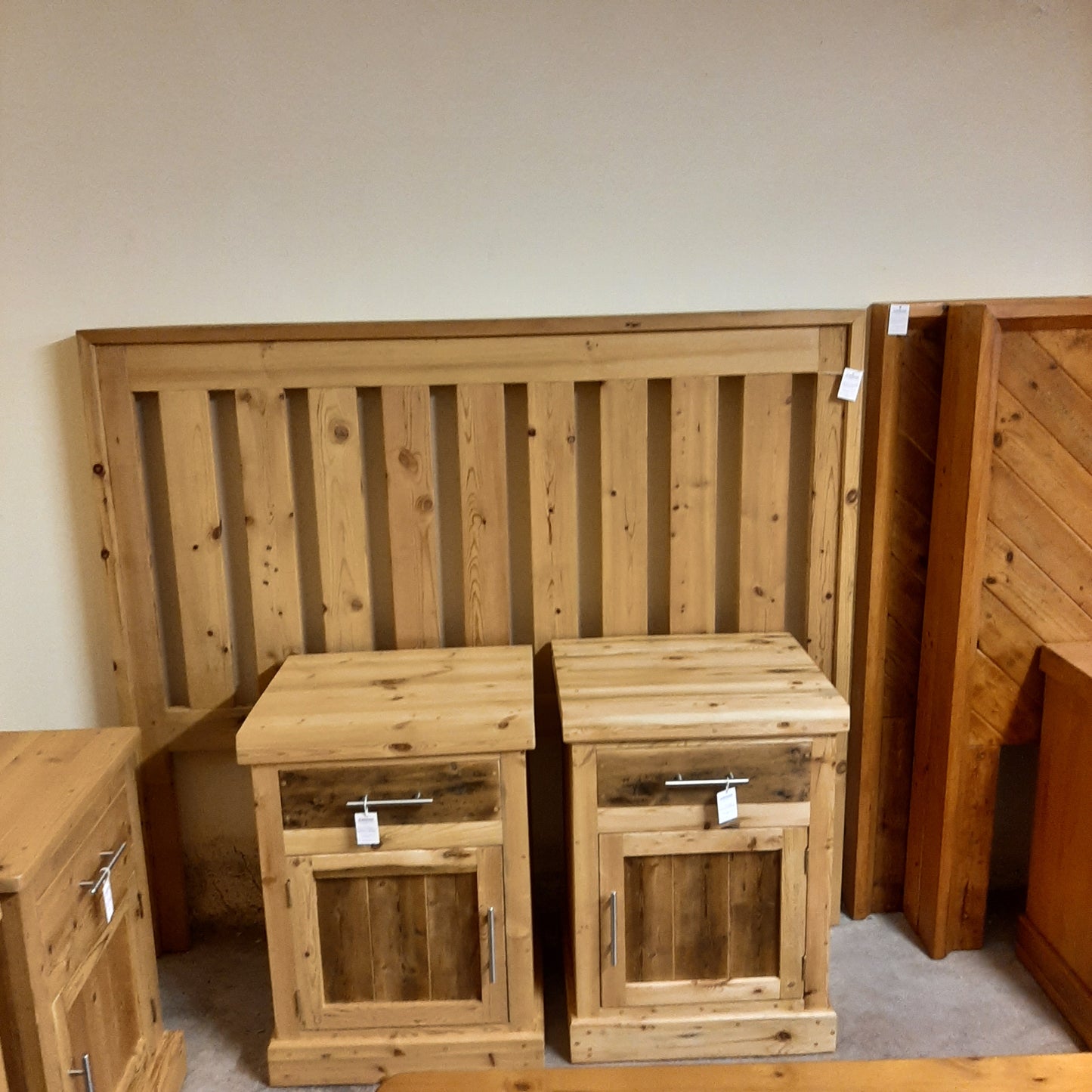 Clear slatted headboard