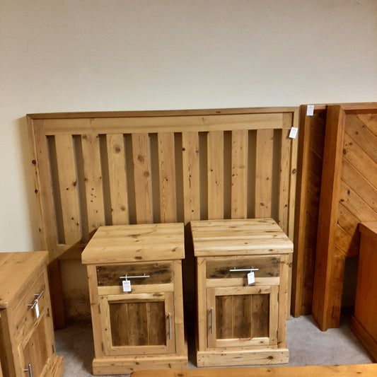 Clear slatted headboard