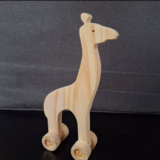 Pull String Giraffe