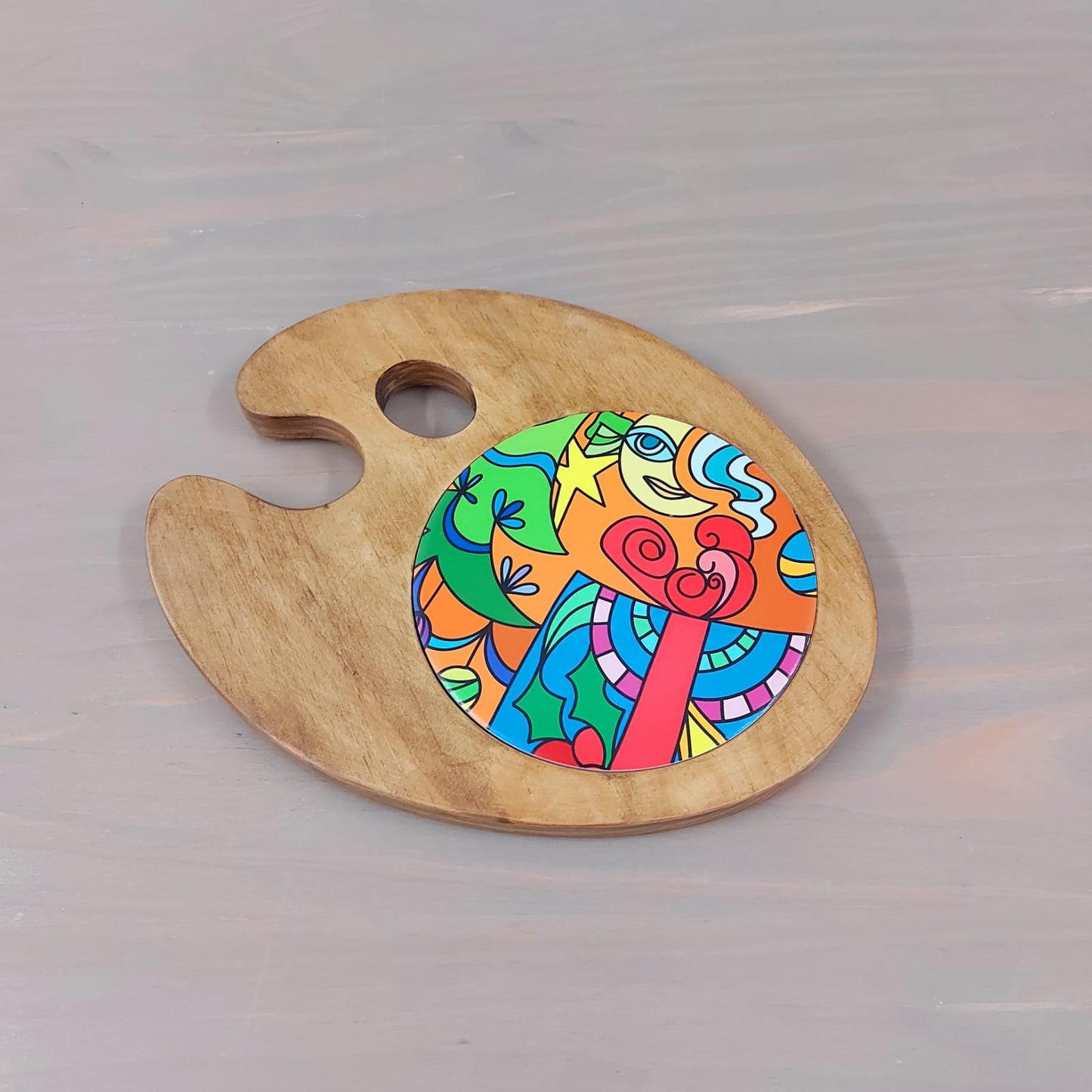 Artist palette board