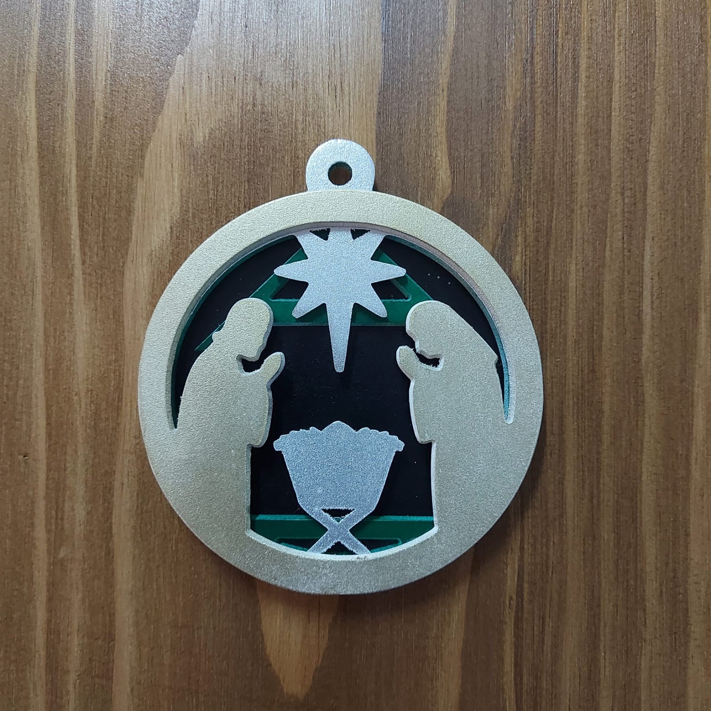 Mary, Joseph and baby Jesus Christmas deco