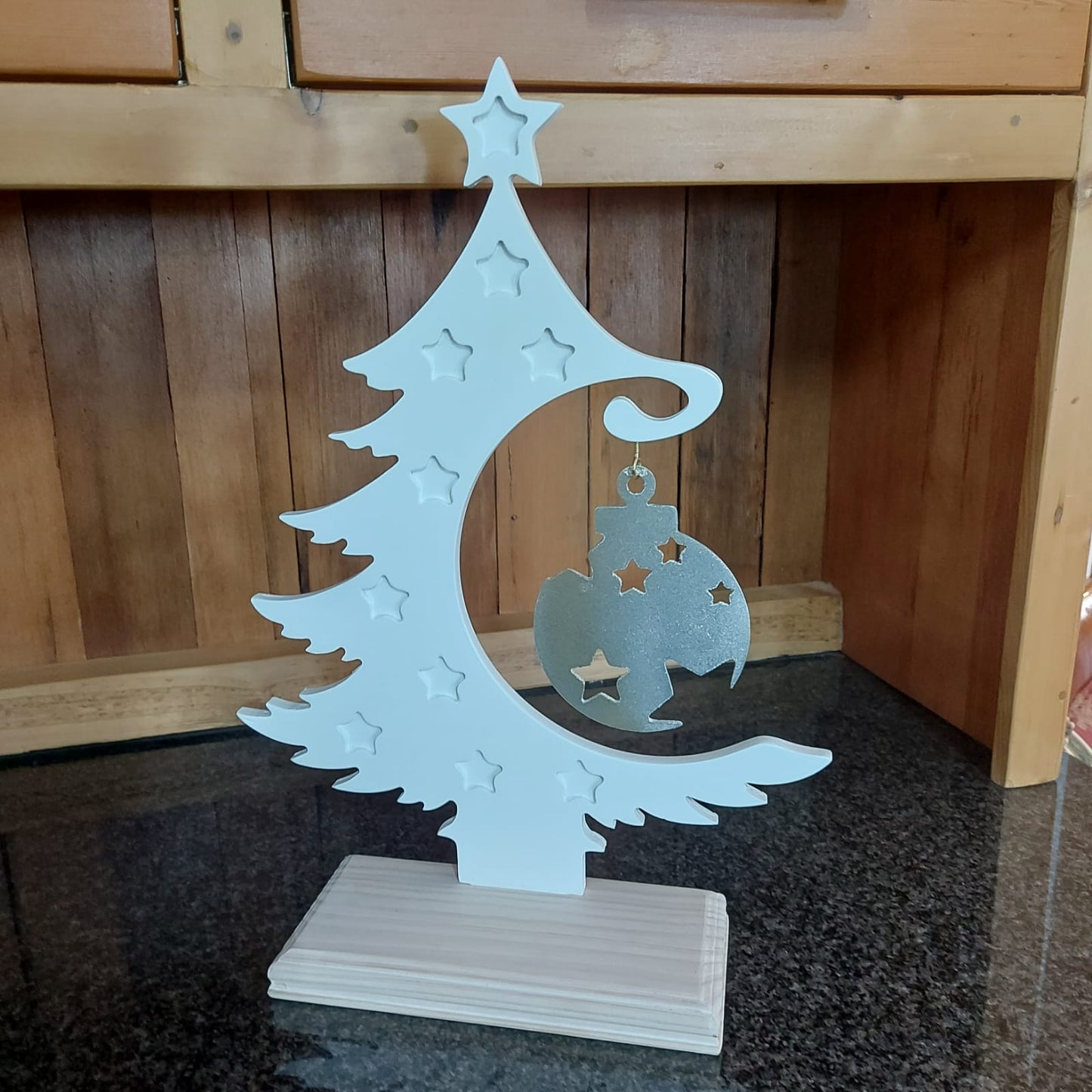 Christmas tree with stars deco
