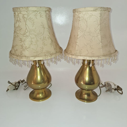 Pair of Brass lamps