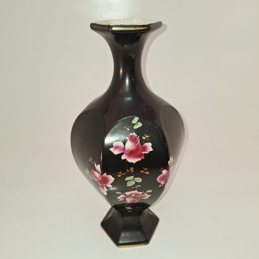 Black and Pink Flower Vase