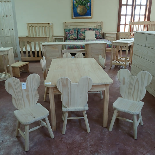 Kiddies table & Mickey Mouse chairs