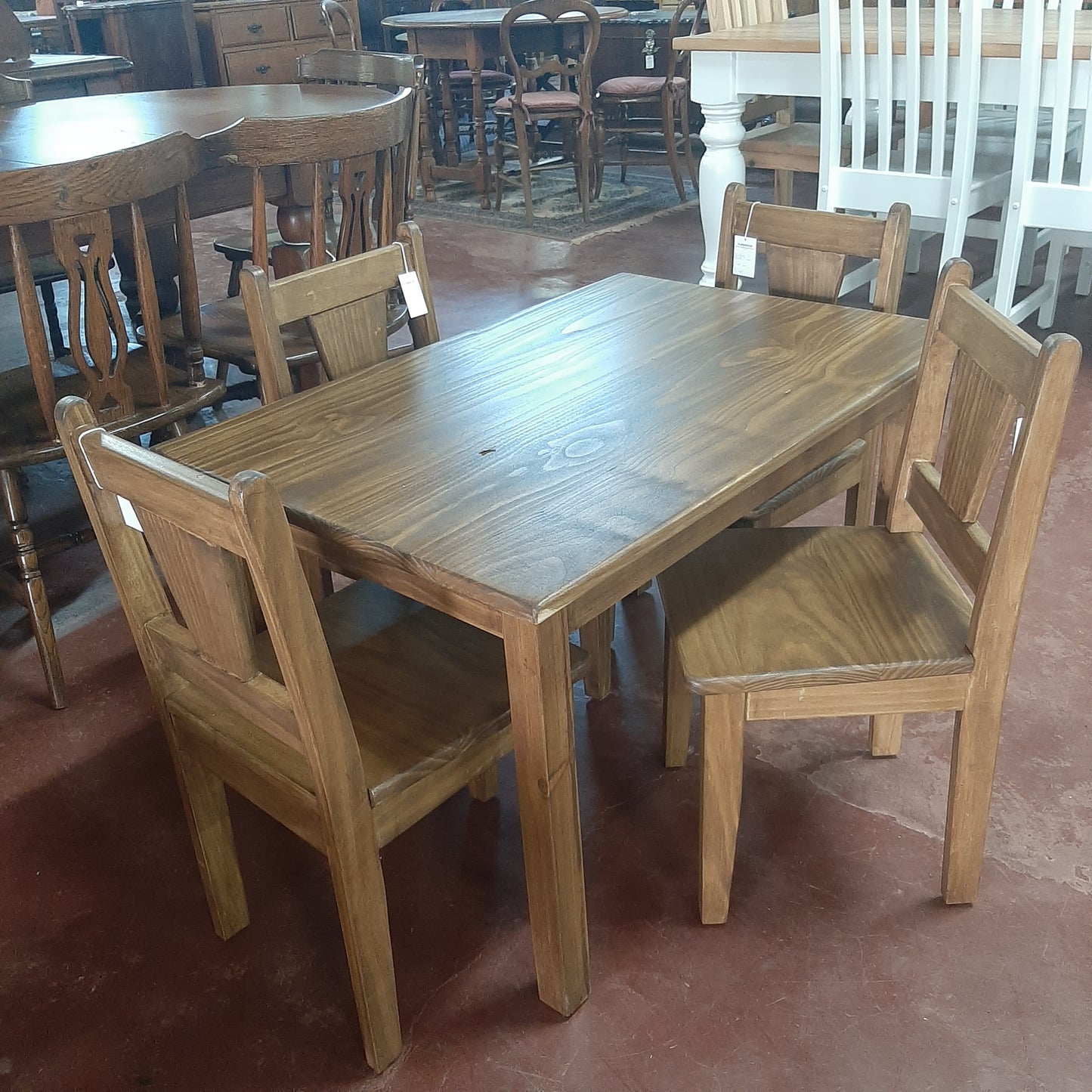 Kiddies table &  V Back chairs