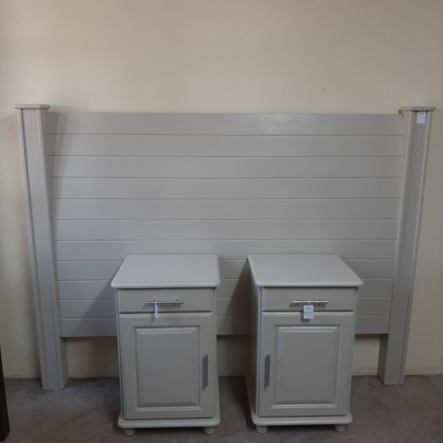 King Headboard & Pedestals