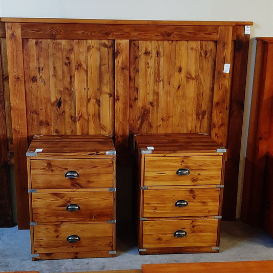 Military chest and headboard