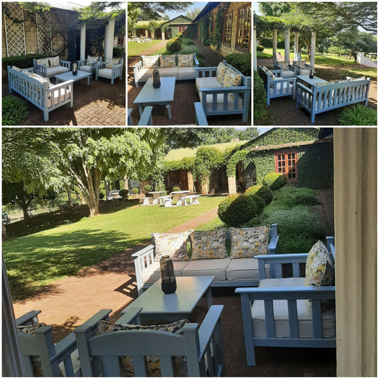 Morris Blue lounge suite