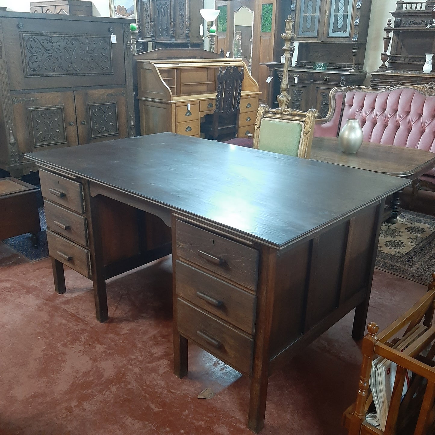 Partridge wood desk