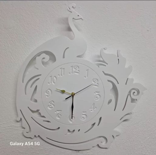 Peacock Clock