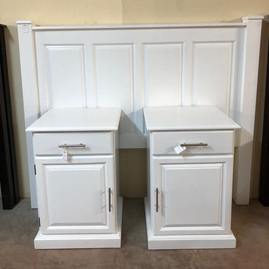 Queen Ambassador Headboard & Pedestals