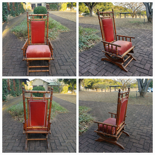 Upholstered rocking chair