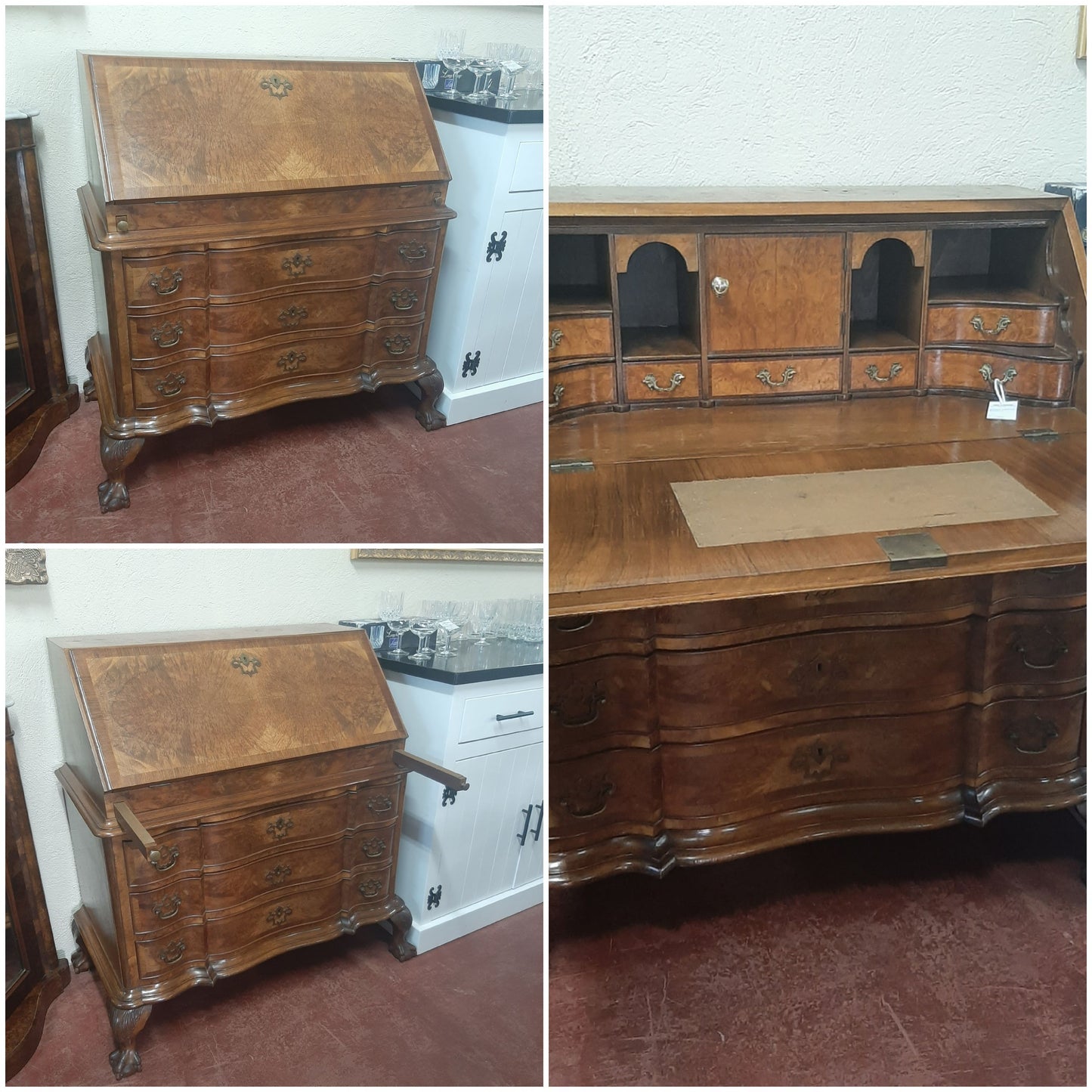 Walnut writing bureau