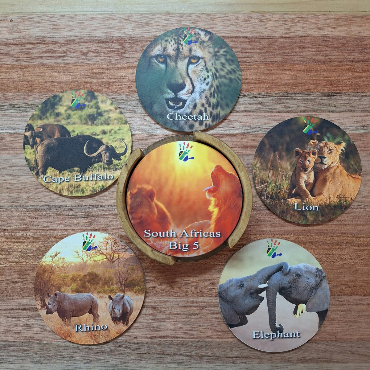 African Travels Coasters