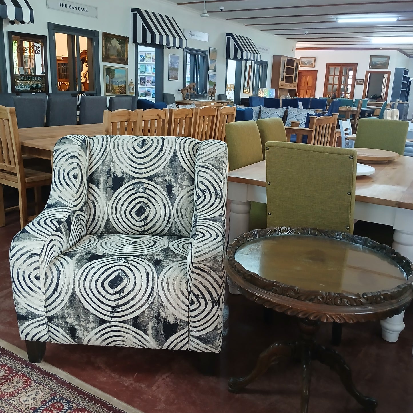 Wide Upholstered chair