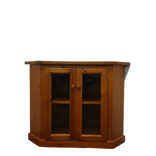 Old Oregon Pine Corner Cabinet