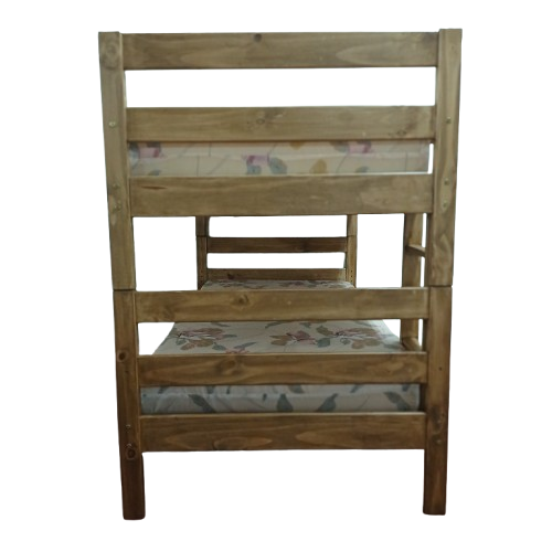 Rustic Double Bunk Bed