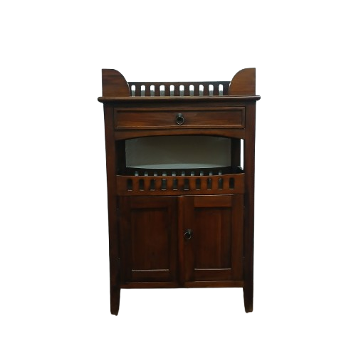 Mahogany 2 tier cabinet