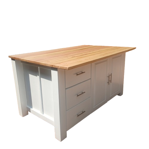 1,7 Pine Kitchen Island with an Oregon Top