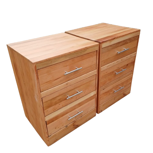 Old Oregon Pine 3 drawer Military Chest