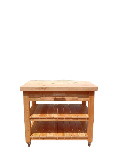 1m x 60 Old Oregon Pine Trolley.