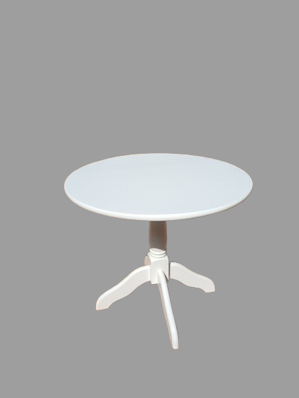 Pine White 90cm Round table.