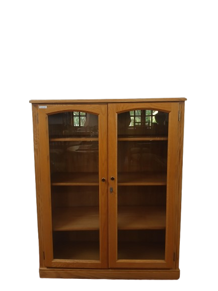 2 Glass door bookcase