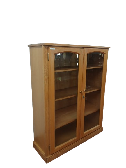 2 Glass door bookcase