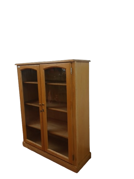 2 Glass door bookcase