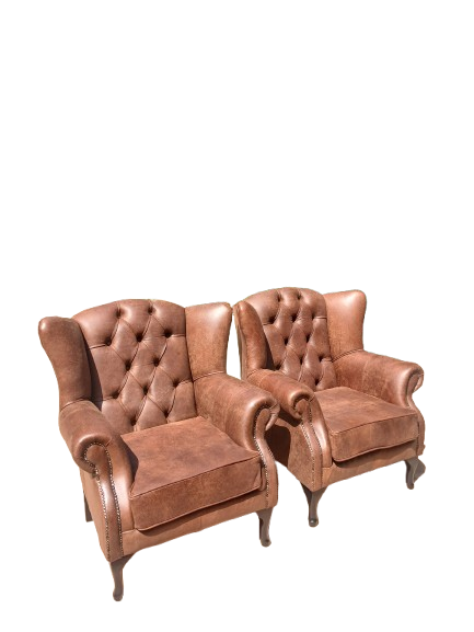 Leather Wingback Chairs