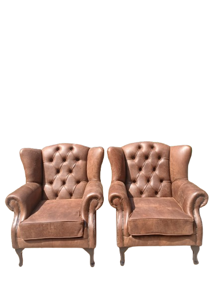Leather Wingback Chairs