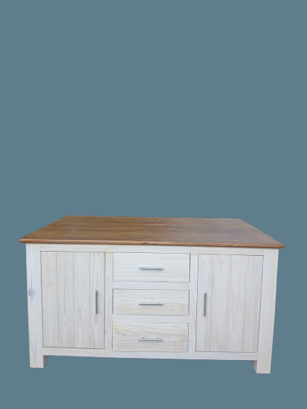 1,7x1m 2-Tone Kitchen Island