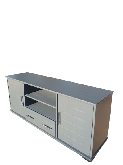 Dark Grey Pine Painted TV Stand