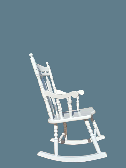 Large white Rocking chair