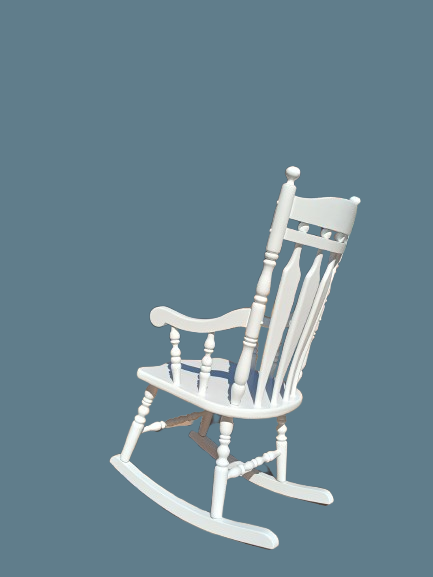 Large white Rocking chair
