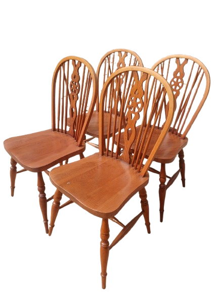 Set Of 4 Windsor Dining Chairs