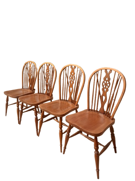 Set Of 4 Windsor Dining Chairs