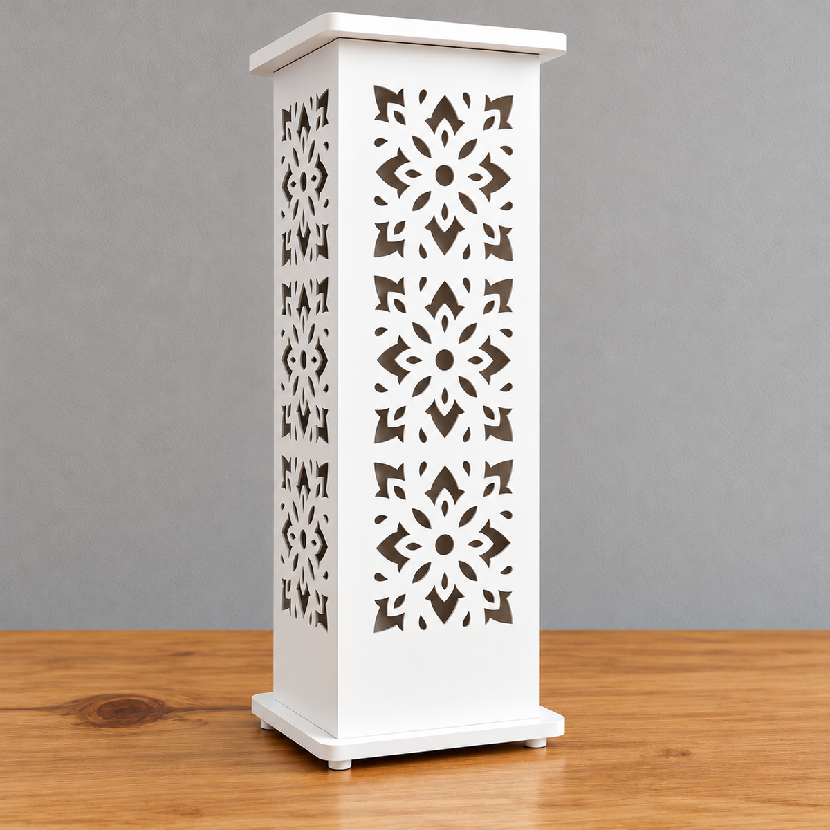 White Mandala Lamp
