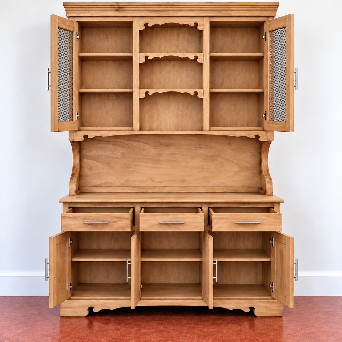 Rustic 5 Door / 3 Drawer Dresser