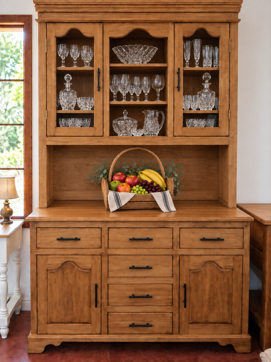 4 Door/6 Drawer Rustic Dresser