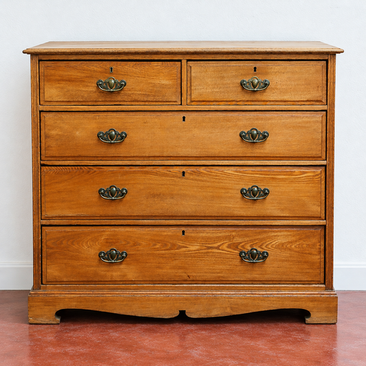 Oak Chest of 3+2