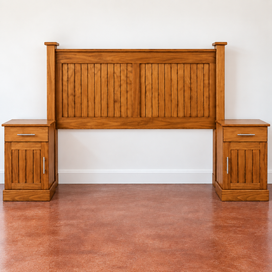 Queen Nelson Headboard & Pedestals