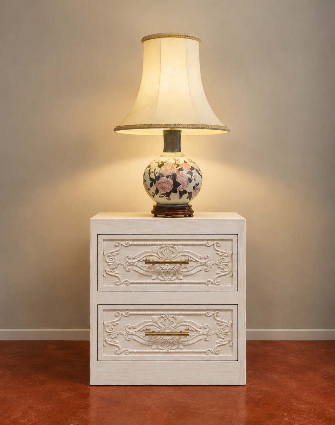 Carved Drawer Chest of 2
