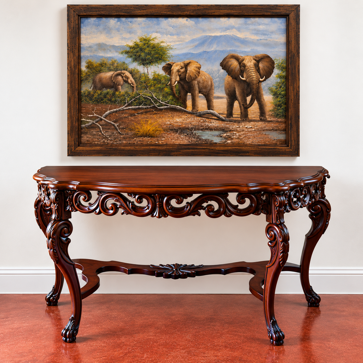 Carved Entrance Table